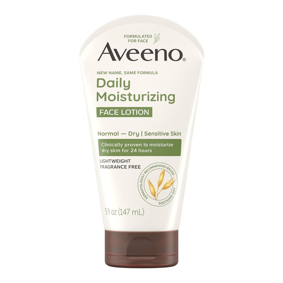 Daily Moisturizing Face Cream For Dry Skin, Non-Gmo Oat
