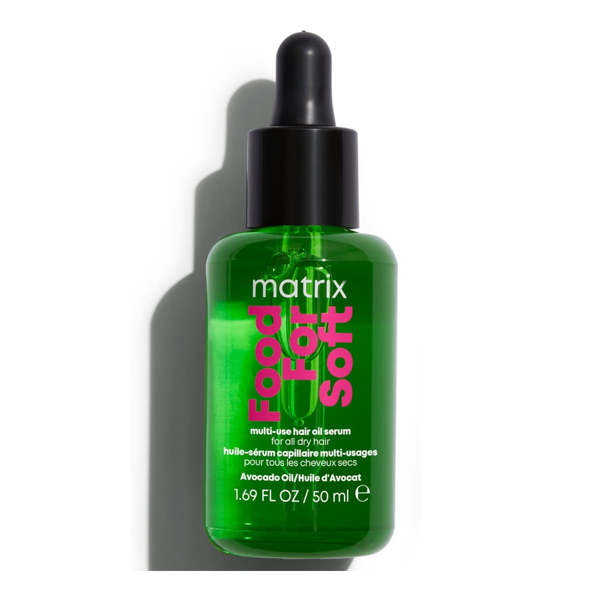 Food for Soft Multi-Use Hair Oil Serum Infused with Avocado Oil for All Dry Hair