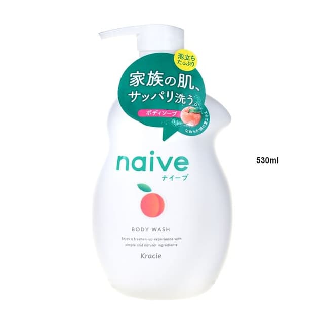 Naive Body Wash Peach Leaf
