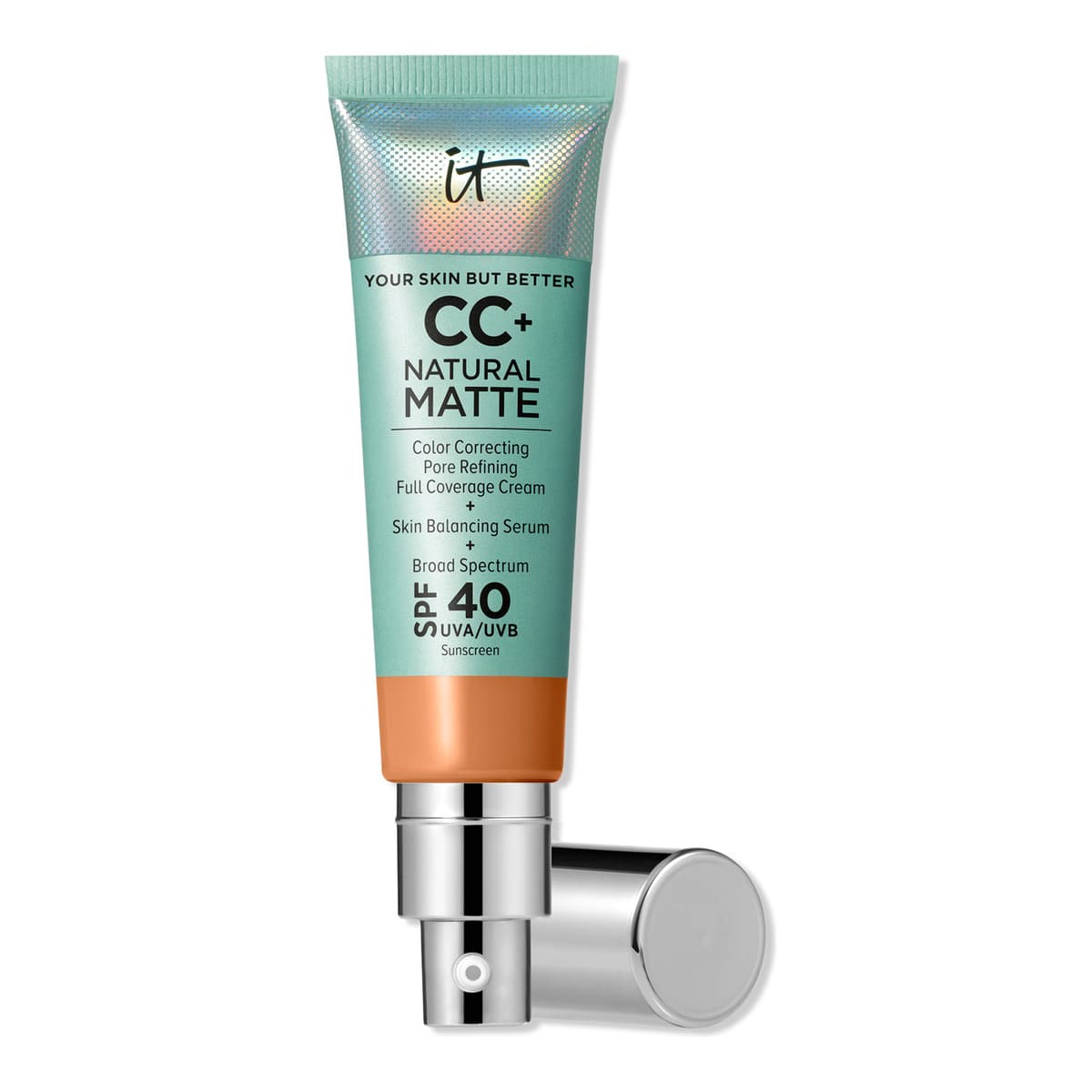 CC+ Cream Natural Matte Foundation with SPF 40, Tan Cool