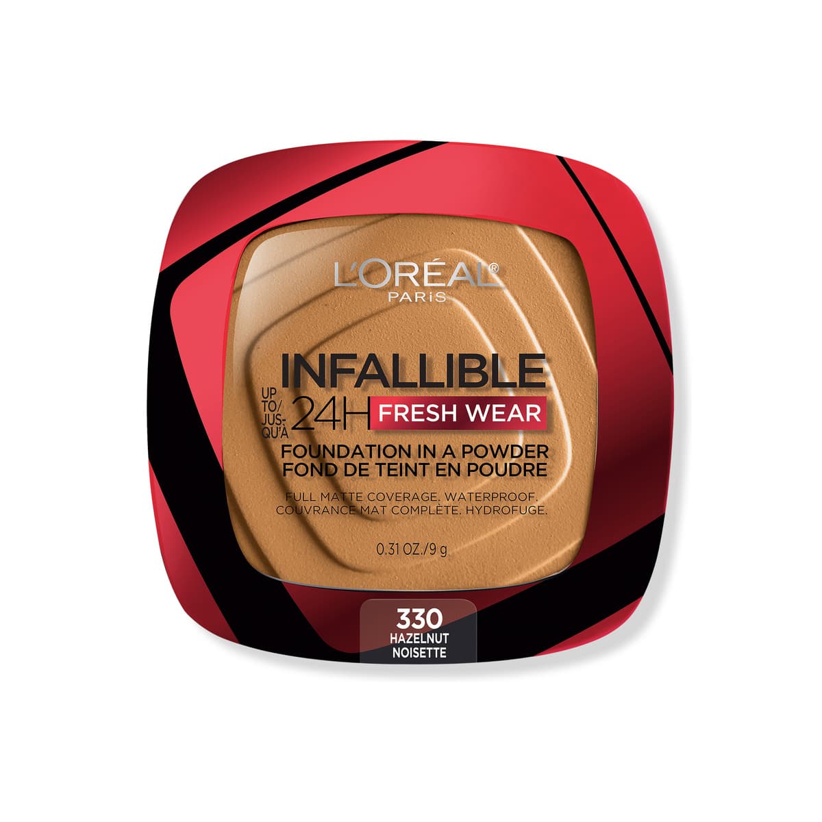 Infallible 24H Fresh Wear Foundation In A Powder, #330 Hazelnut