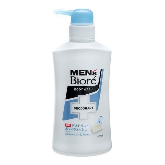 Men's Biore Deodorant Body Wash, Clean Soap