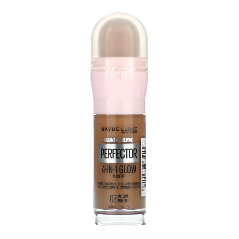 Instant Age Rewind, Perfector 4-in-1 Glow Makeup, #02 Medium