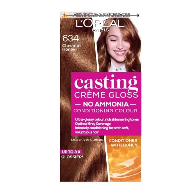Casting Crème Gloss 634 Chestnut H Brown Semi Perm Hair Dye