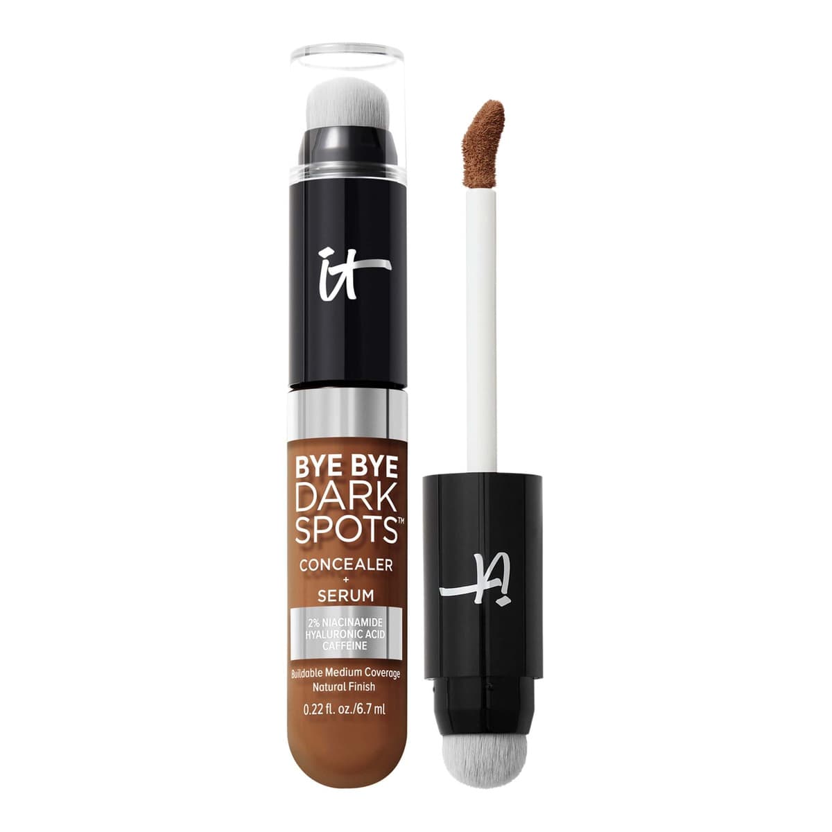 Bye Bye Dark Spots Concealer + Serum with Niacinamide & Hyaluronic Acid, Rich Neutral 53