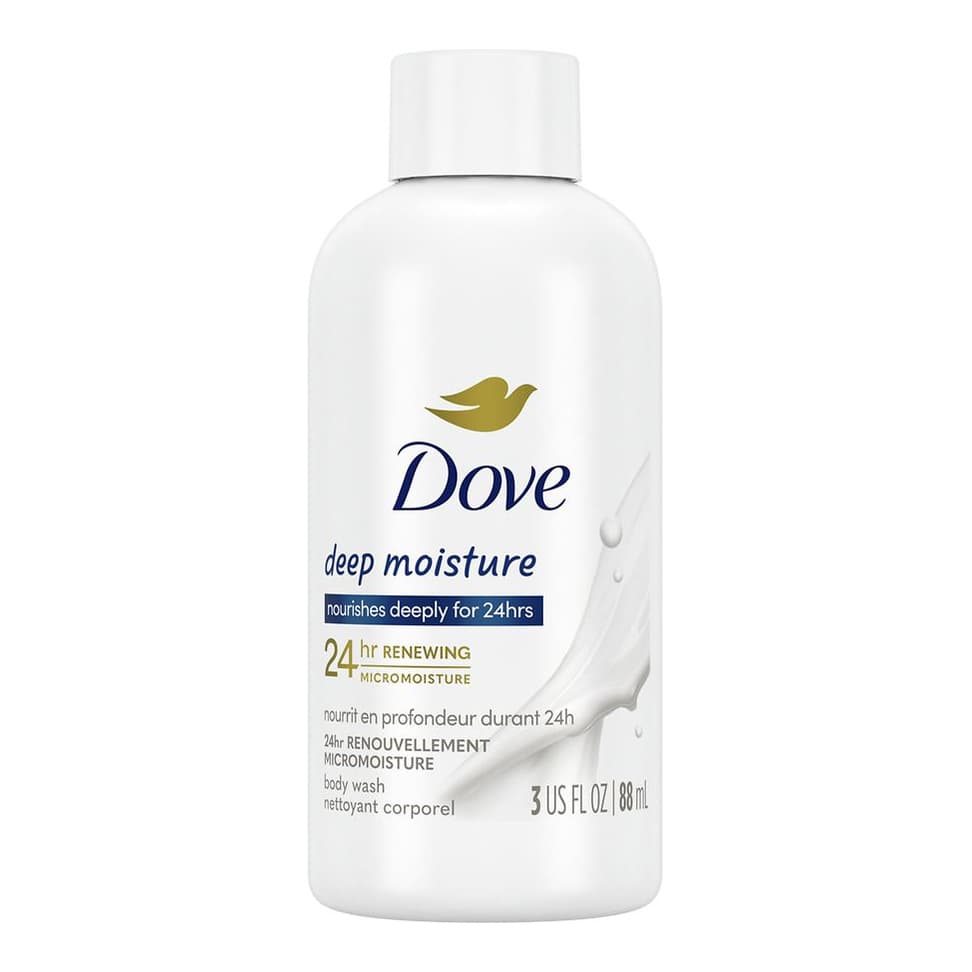 Body Wash Deep Moisture, Travel Size Cool Deep