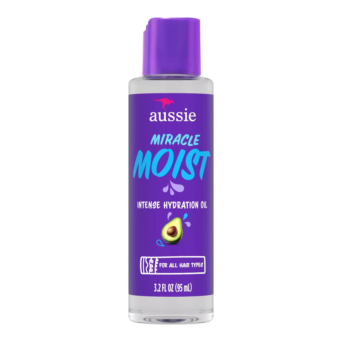 For Dry Hair - Aussie Miracle Moist Intense Hydration Oil with Jojoba Oil