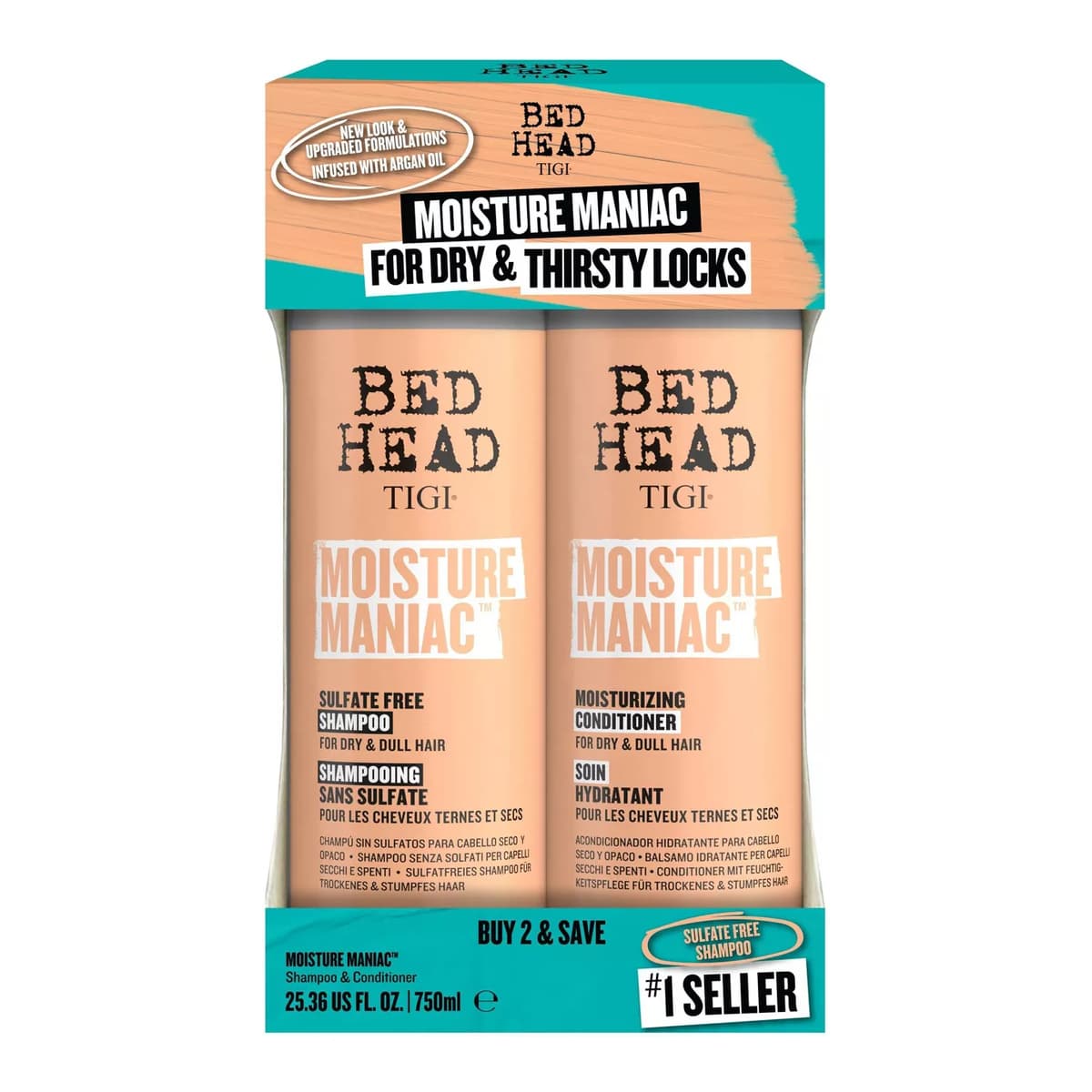 Bed Head Moisture Maniac Moisturizing Hair Care Collection