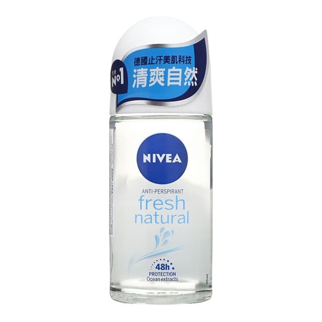 48H Deodorant Roll On, Fresh Natural