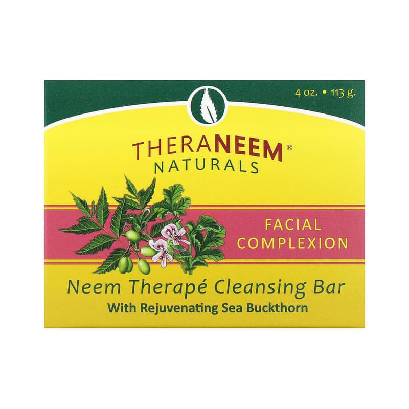 TheraNeem Naturals, Neem Therapé, Cleansing Bar, Facial Complexion
