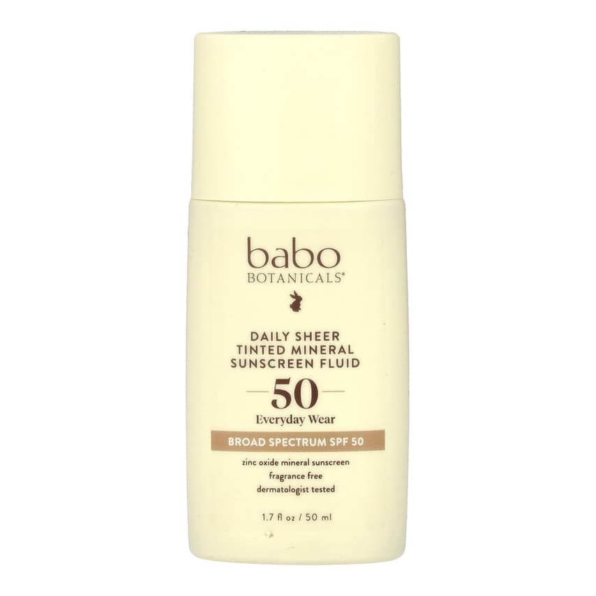 Daily Sheer Tinted Mineral Sunscreen Fluid, SPF 50