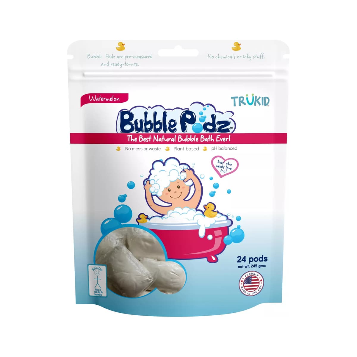 Bubble Podz Bubble Bath Watermelon (24 Count)