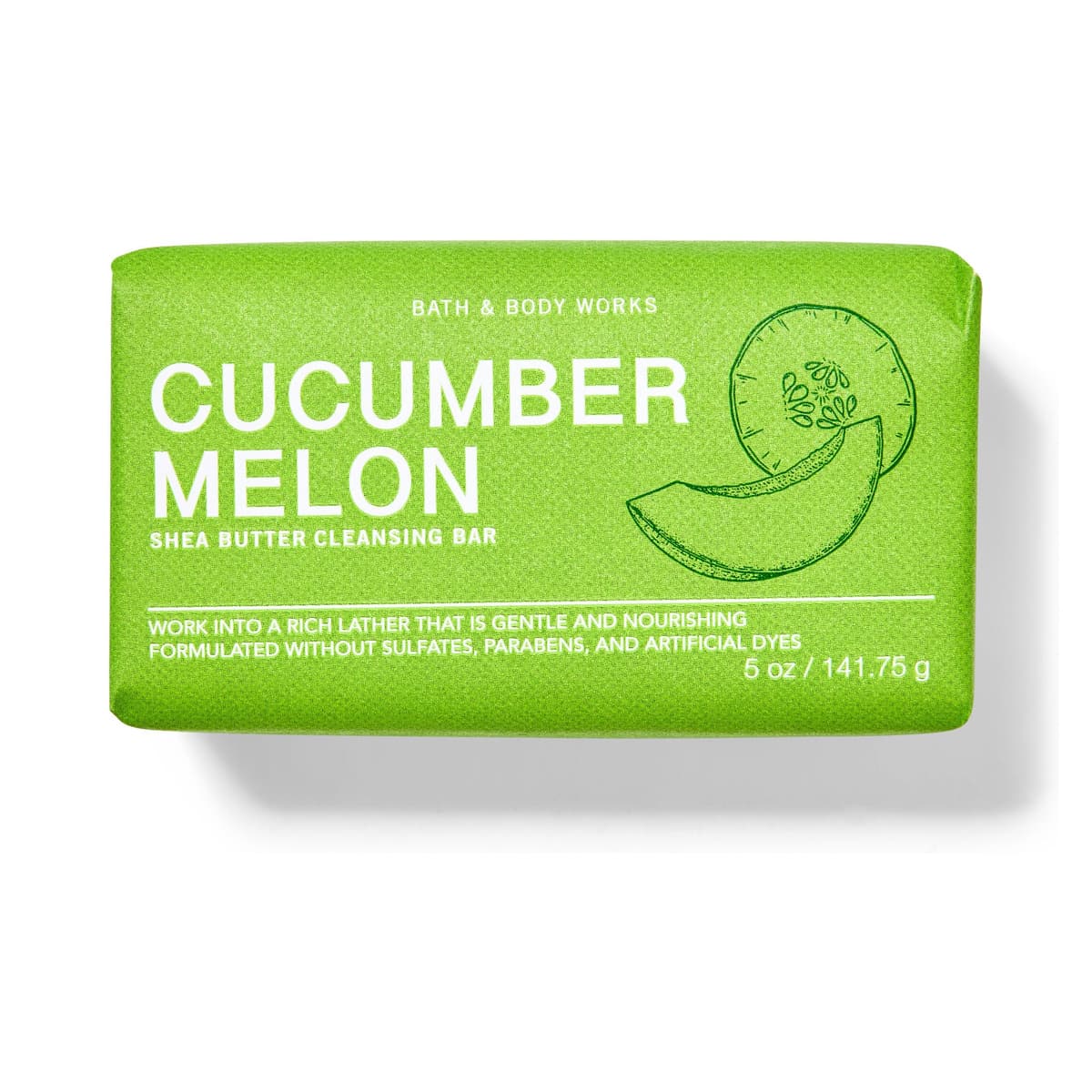 Cucumber Melon, Shea Butter Cleansing Bar