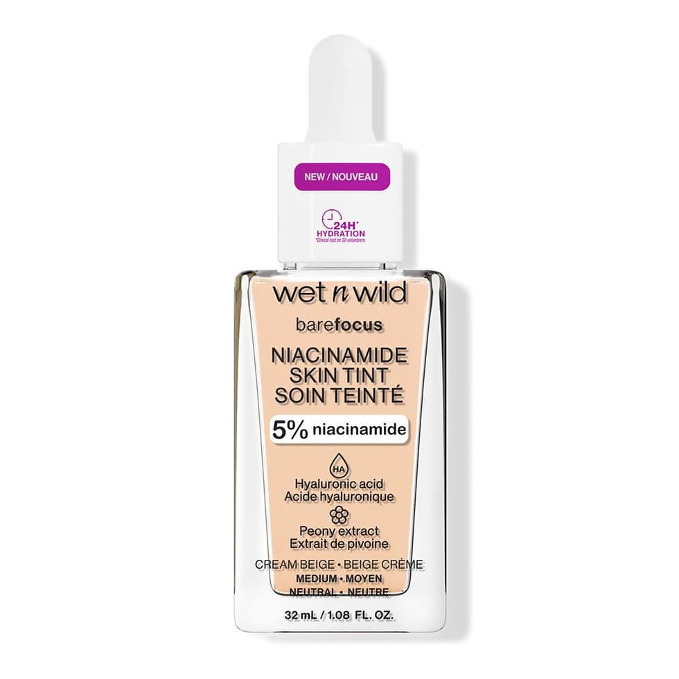 Bare Focus Niacinamide Skin Tint, Cream Beige