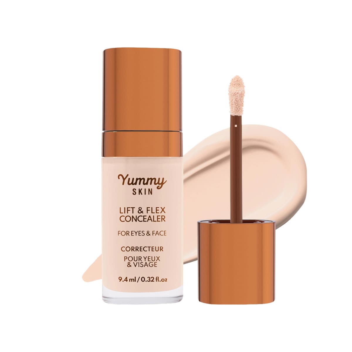Yummy Skin Lift & Flex Hydrating Concealer With Hyaluronic Acid & Caffeine, #1
