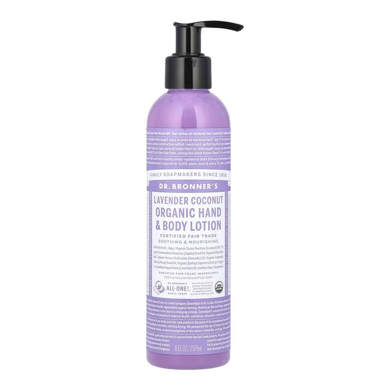 Organic Hand & Body Lotion, Lavender Coconut