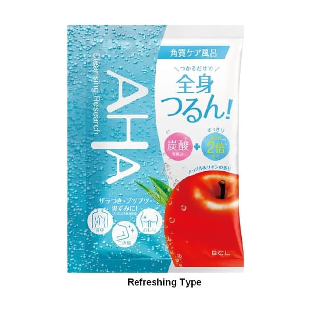 AHA Cleansing Research Bath Powder, Refreshing Type