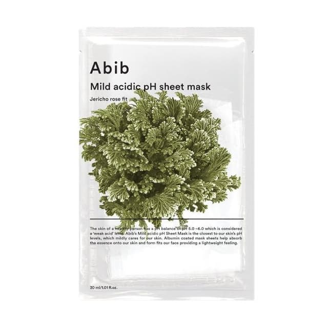Mild Acidic pH Sheet Mask, Jericho Rose Fit