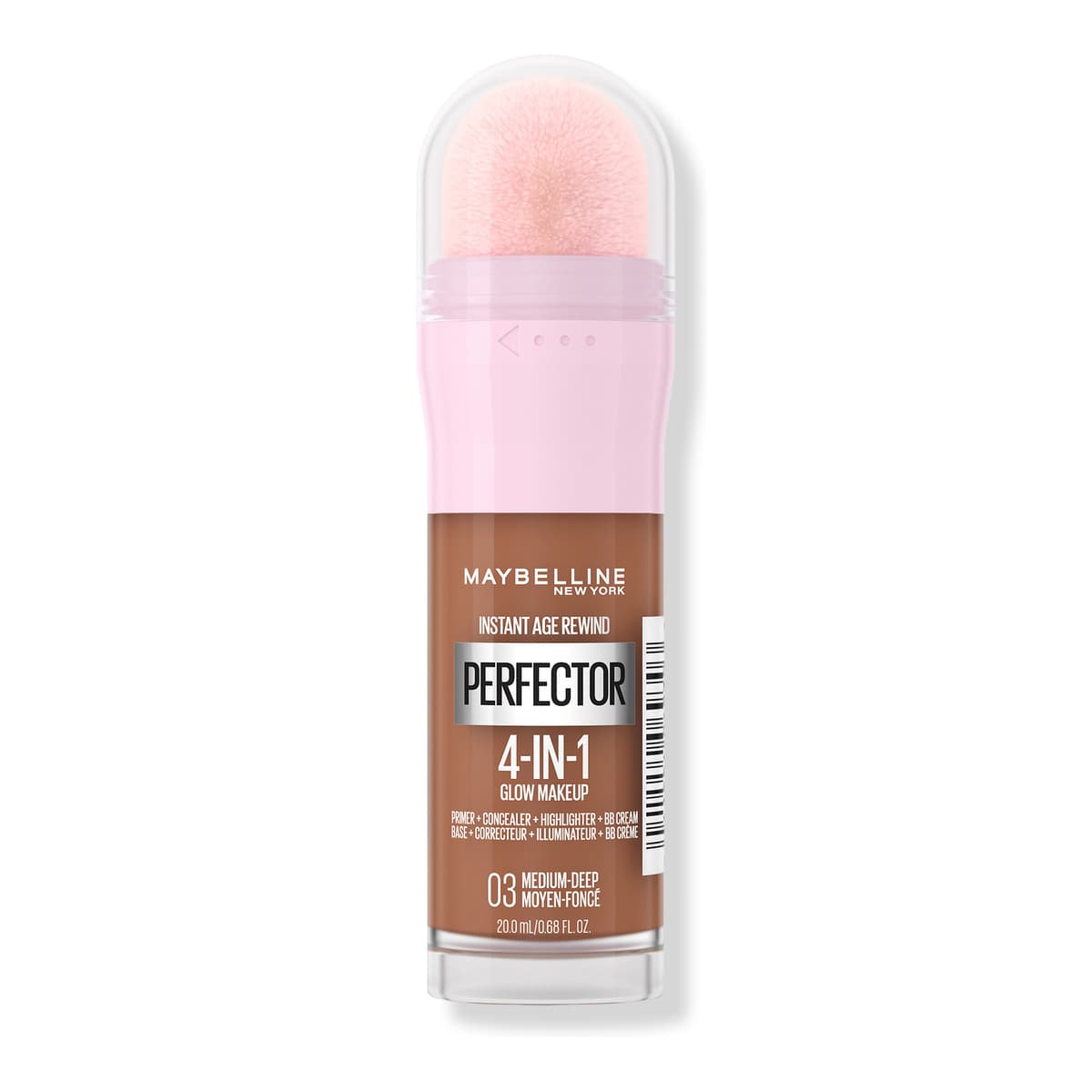 Instant Age Rewind Instant Perfector 4-In-1 Glow Makeup, #03 Medium-Deep
