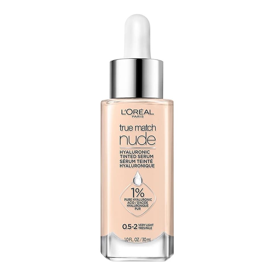 Hyaluronic Tinted Serum Makeup Skincare Hybrid, Very Light 0.5-2