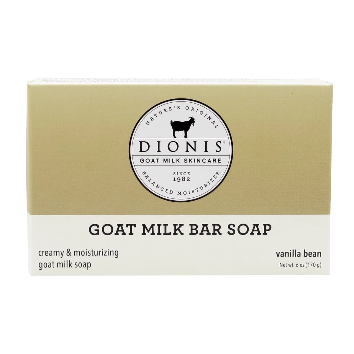 Dionis Goat Milk Bar Soap Vanilla Bean