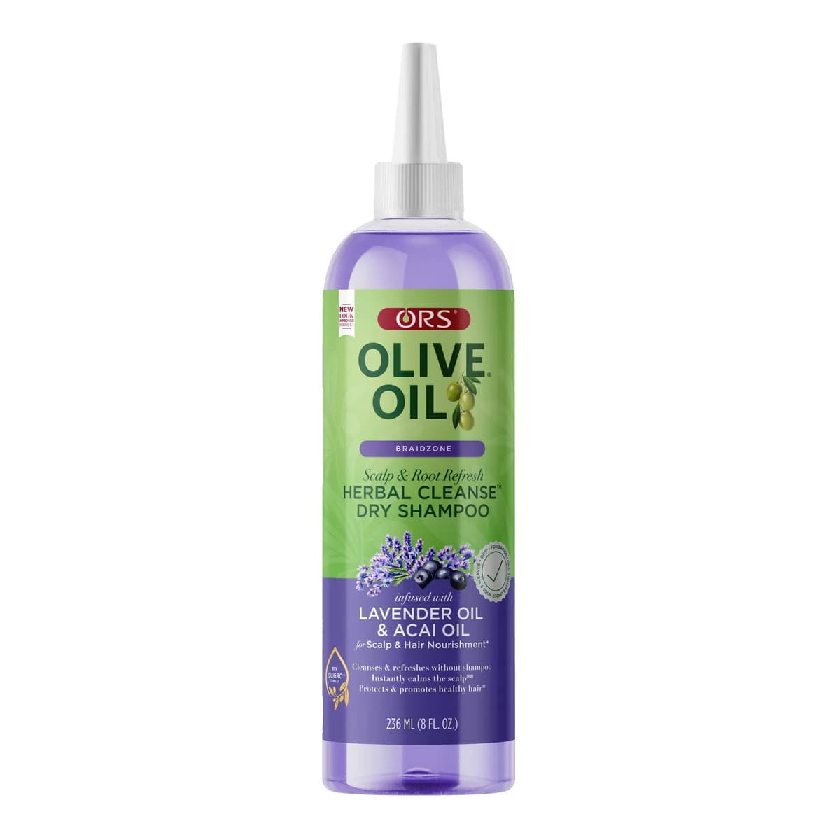 Olive Oil Braidzone Herbal Cleanse Dry Shampoo