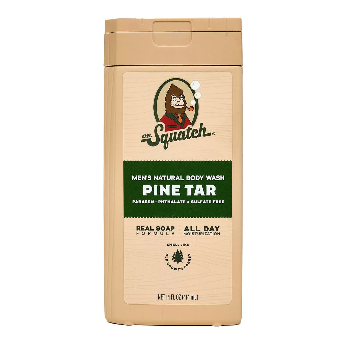 Men's Natural Non-Exfoliating Body Wash - Pine Tar