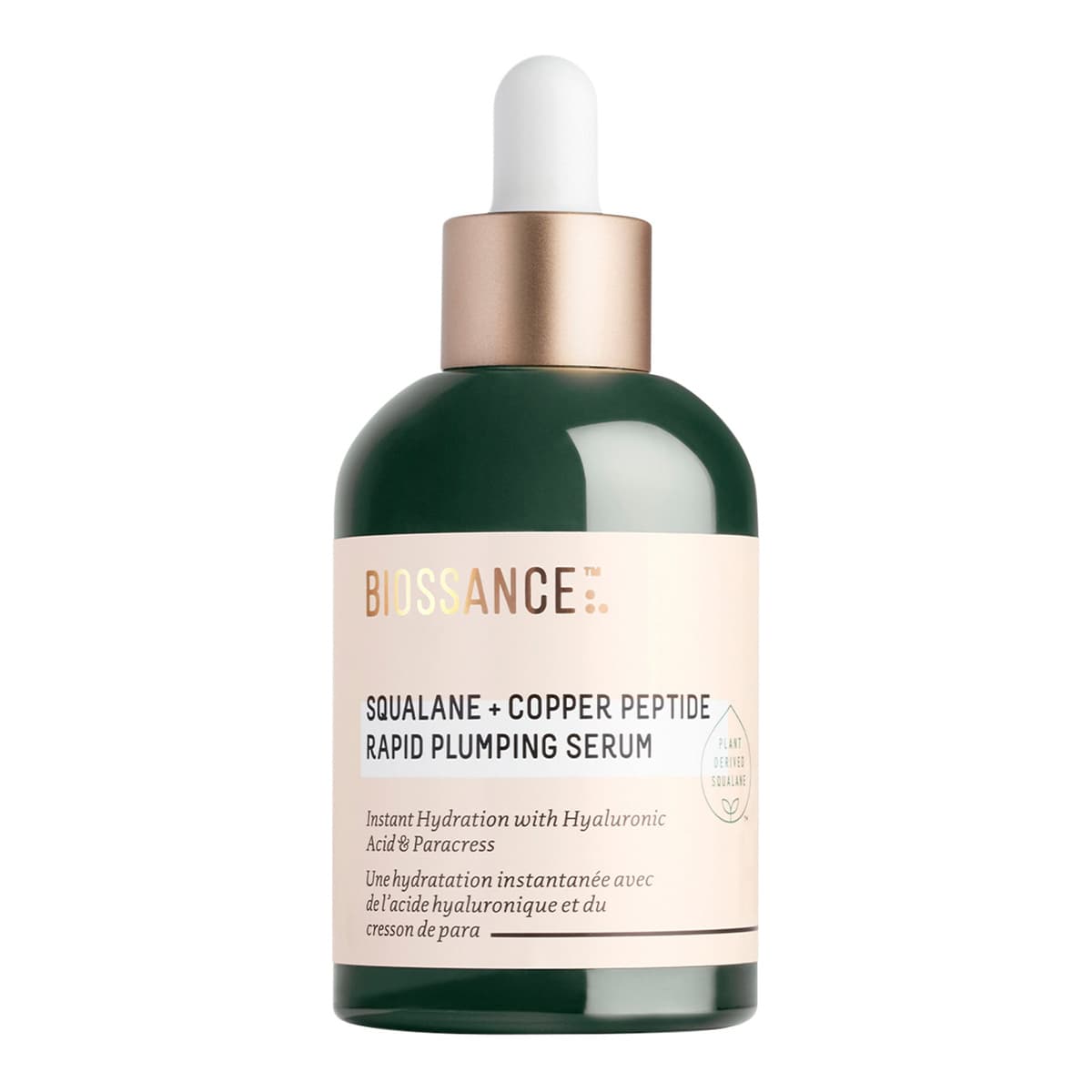 Squalane + Hyaluronic Acid Copper Peptide Rapid Plumping Serum
