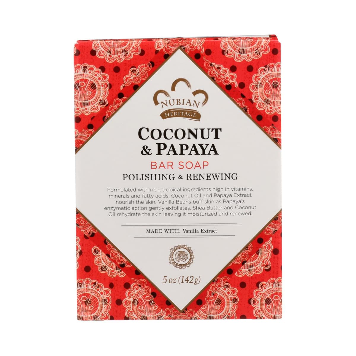 Polishing and Renewing Coconut and Papaya Bar Soap