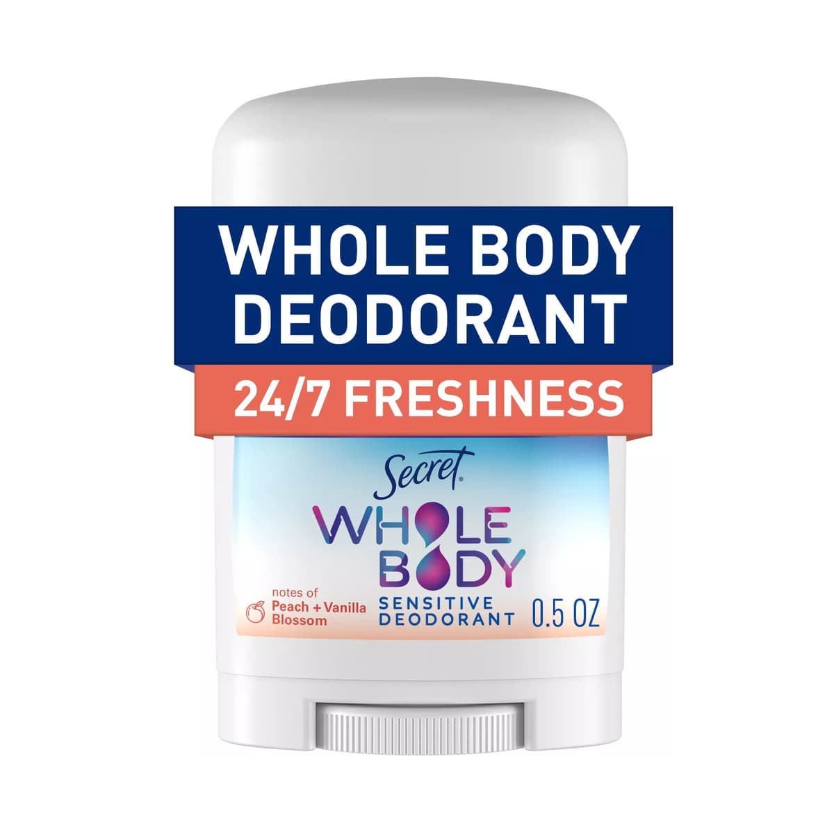 Whole Body Aluminum Free Deodorant - Peach & Vanilla - Trial Size