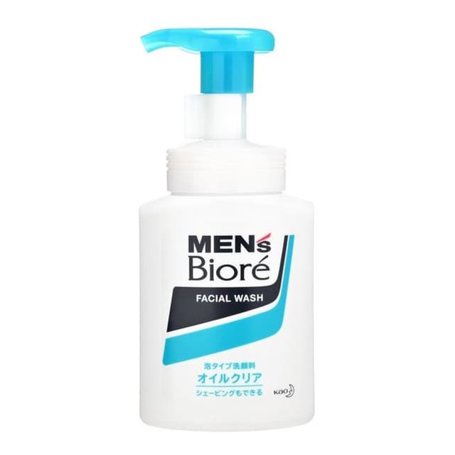 Men's Biore Foam Facial Wash, Oil Clear