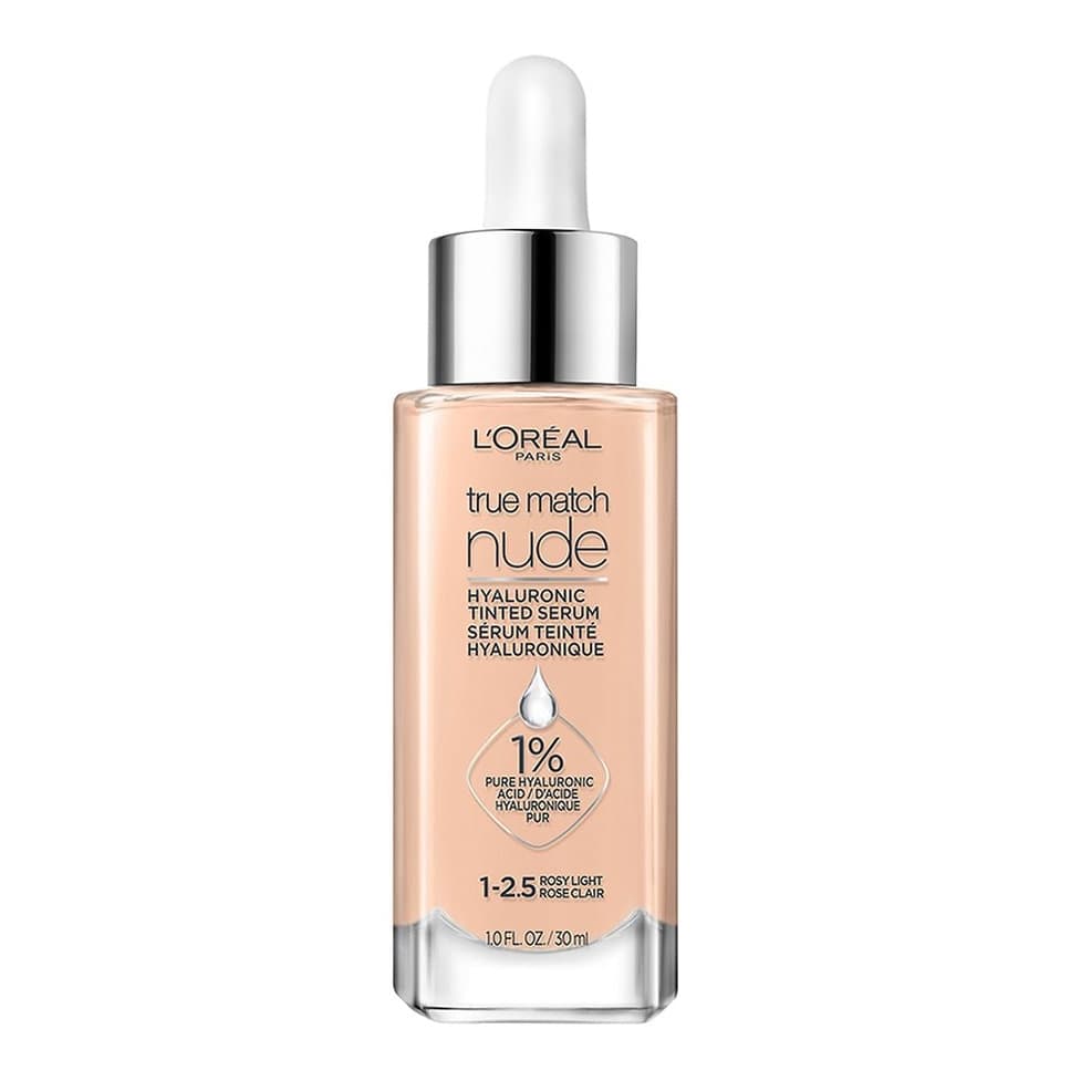 Hyaluronic Tinted Serum Makeup Skincare Hybrid, #1-2.5 Rosy Light