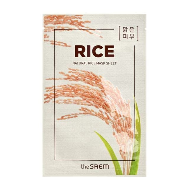 Natural Mask Sheet, #05 Rice