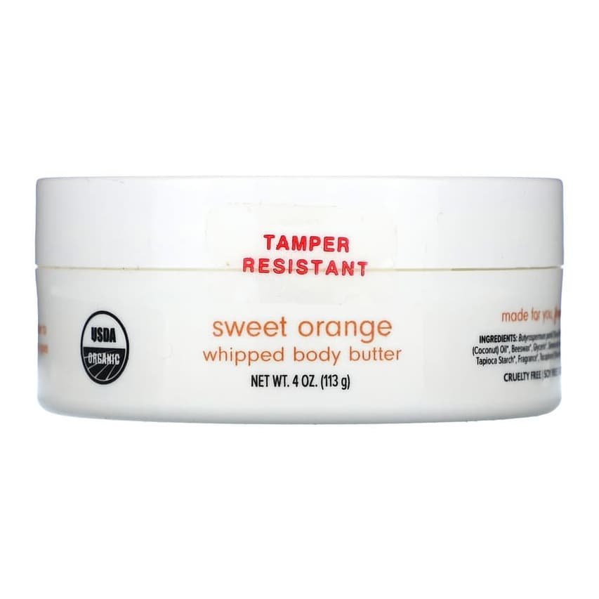 Ola Botanicals, Whipped Body Butter, Sweet Orange