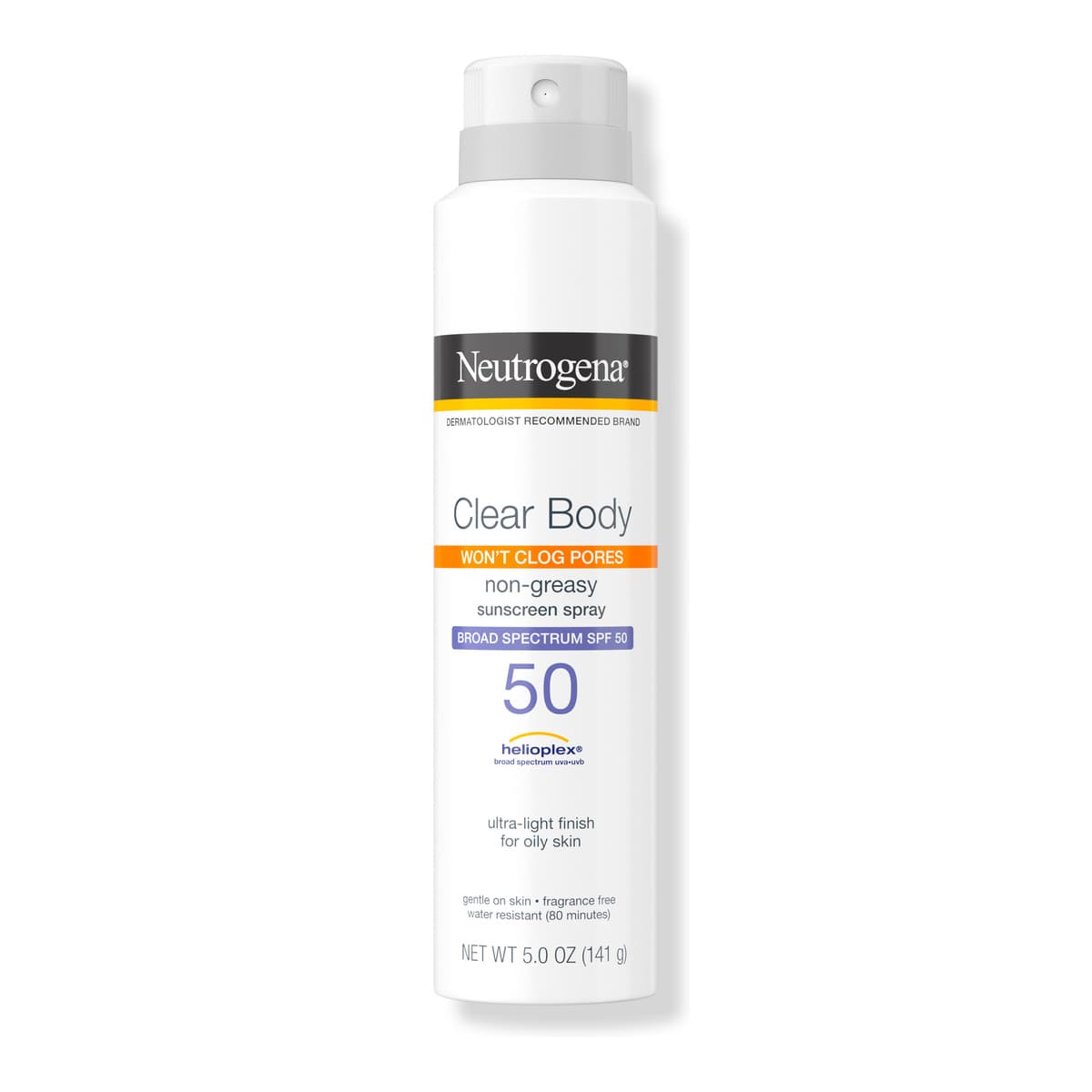 Clear Body SPF 50 Sunscreen Spray