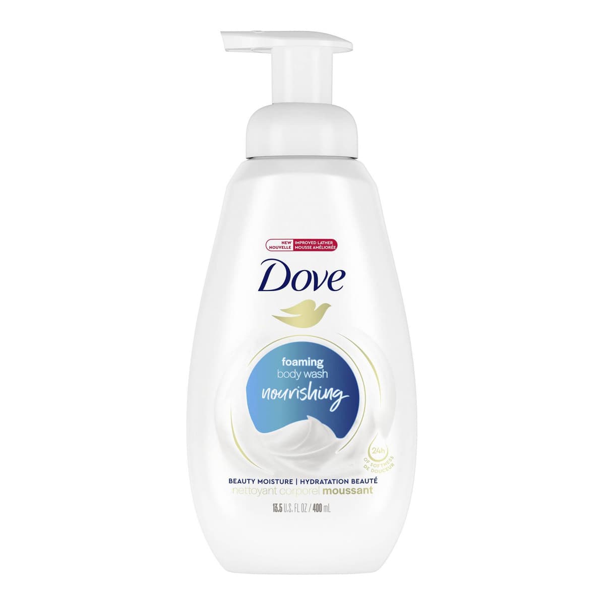 Deep Moisture Shower Foam Body Wash for Dry Skin