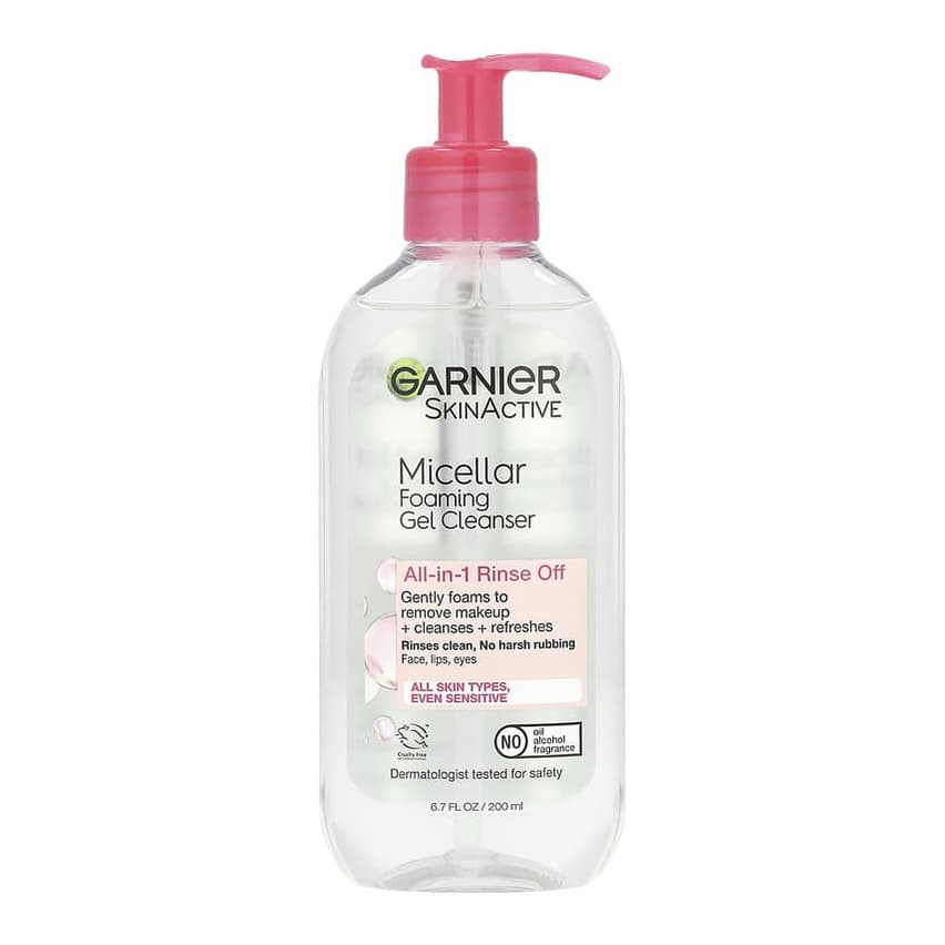 SkinActive, Micellar Foaming Gel Cleanser, All-in-1 Rinse Off