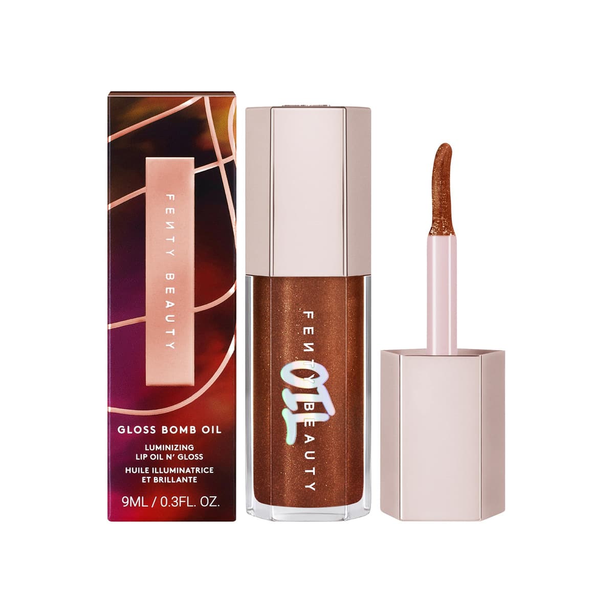 Gloss Bomb Oil Luminizing Lip Oil 'N Gloss, Coppa Cookie