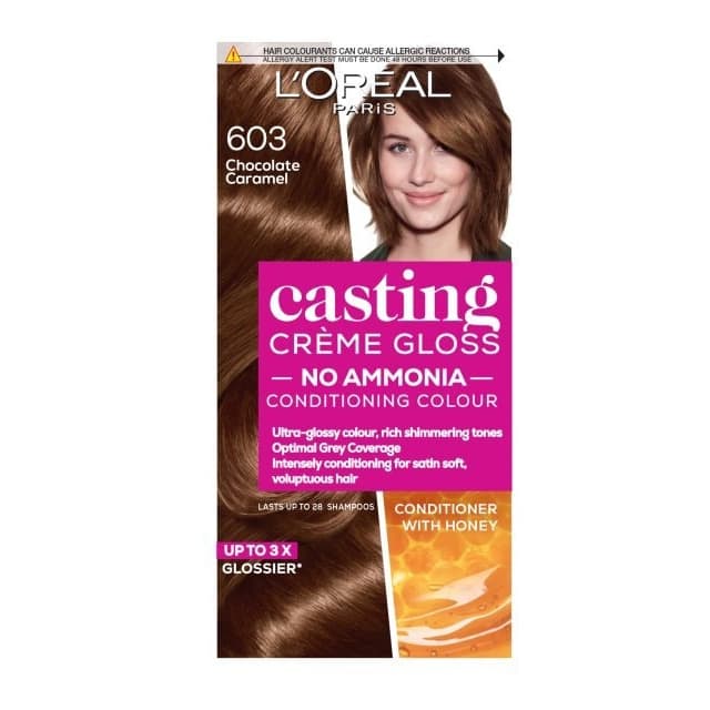 Casting Crème Gloss 603 ChocCaramel Brown Semi Perm Hair Dye