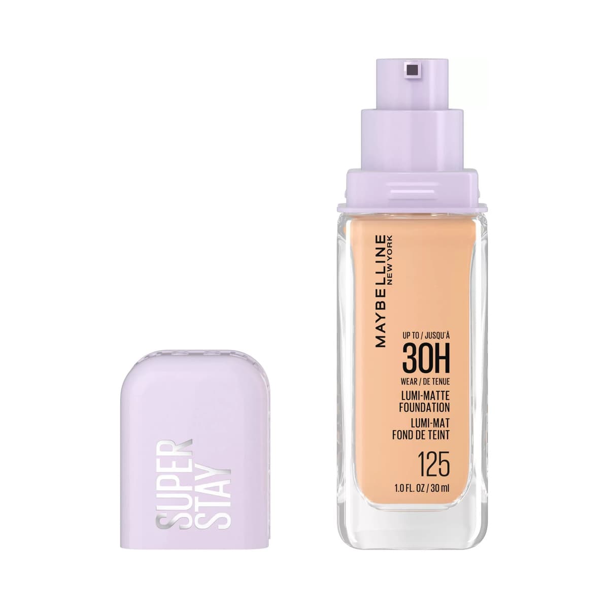 Super Stay Up to 30HR Wear Lumi-Matte Liquid Foundation, #125