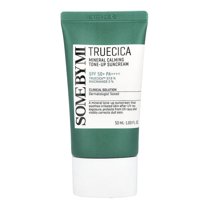 Truecica Mineral Calming, Tone-Up Sunscreen, SPF 50+ PA++++