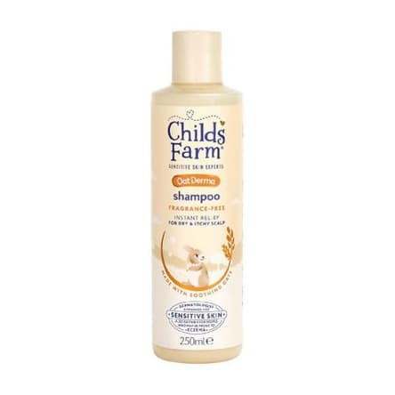 OatDerma Shampoo Fragrance Free Sensitive Scalp Baby Kids Tear Free Formula