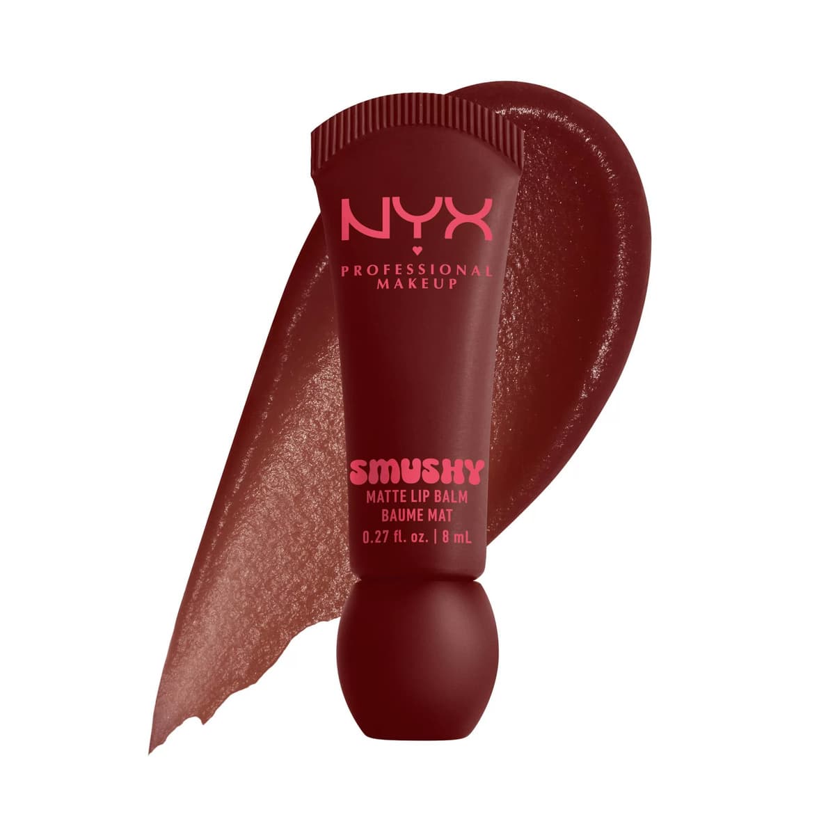 Smushy Soft Matte Tinted Lip Balm, Smudge Fudge