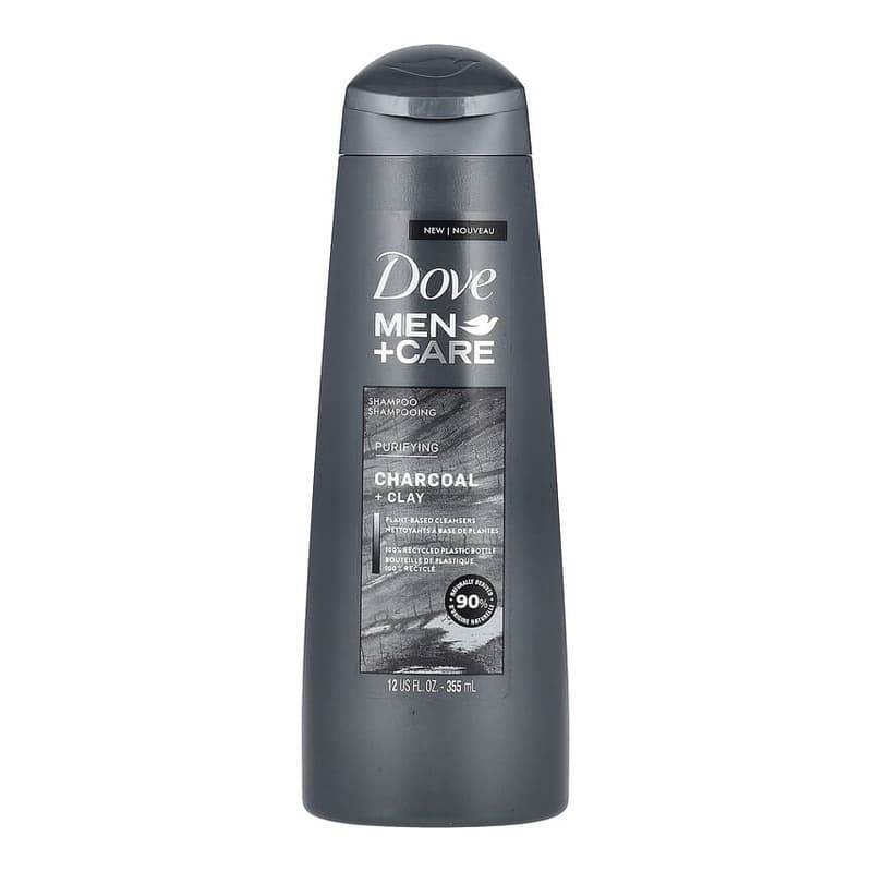 Men + Care, Shampoo, Purifying, Charcoal + Clay