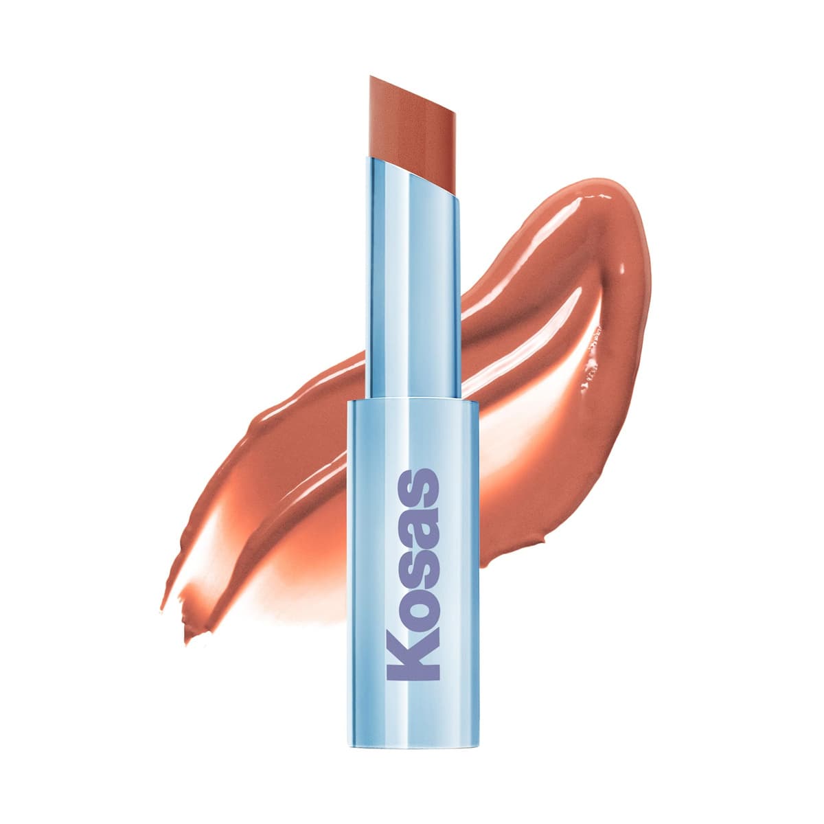 Wet Stick Moisturizing Shiny Sheer Lipstick with Ceramides, Papaya Treat