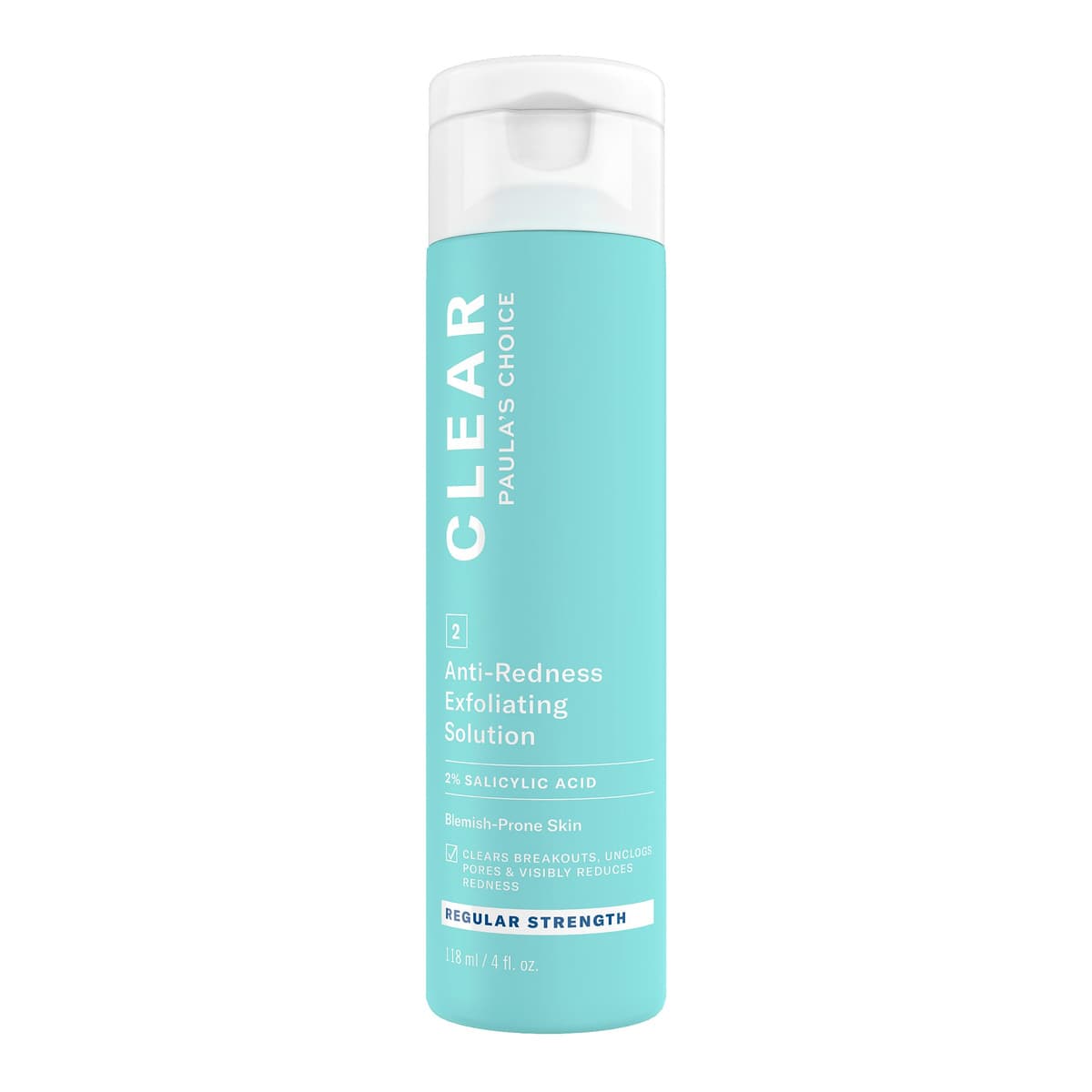CLEAR Anti-Redness Exfoliating Solution with 2% Salicylic Acid
