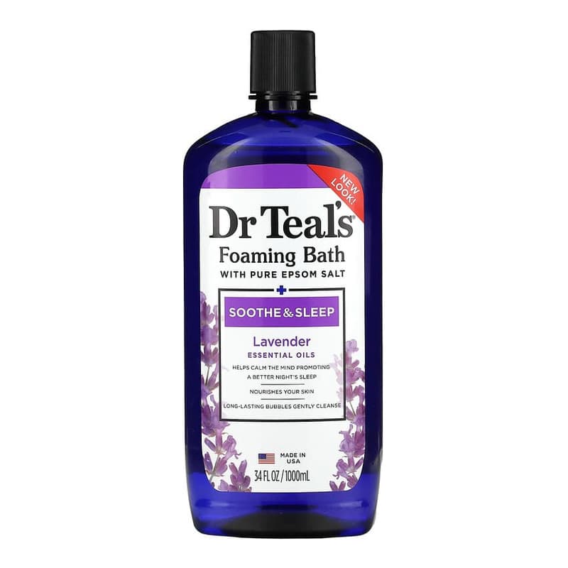 Foaming Bath With Pure Epsom Salt, Lavender