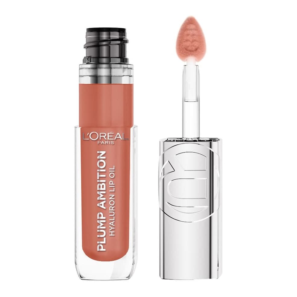 Hyaluron Lip Oil 24 Hour Hydration, Infused With Hyaluronic Acid And Tripeptides, Latte Glace