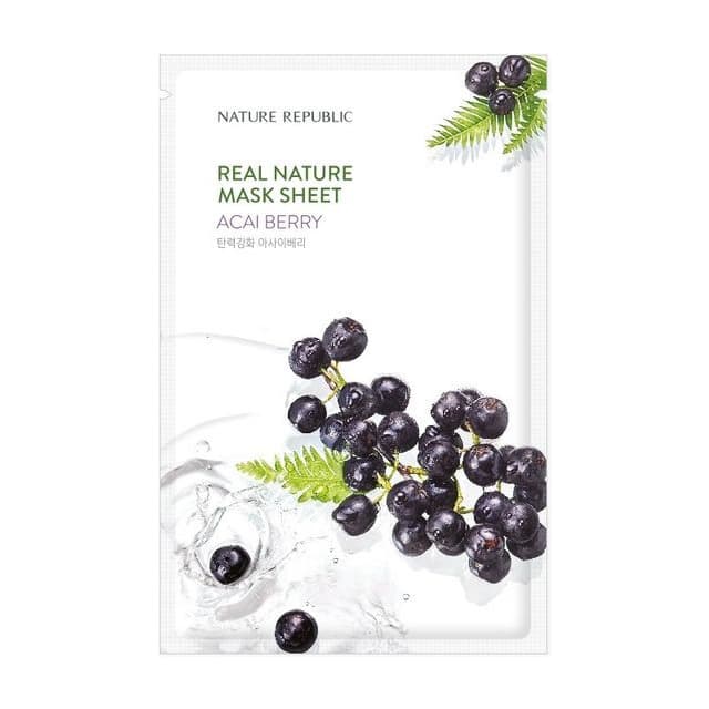 Real Nature Mask Sheet, Acai Berry