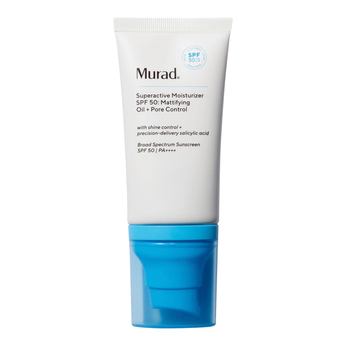 Superactive Mattifying Oil + Pore Control Moisturizer SPF 50 with Salicylic Acid